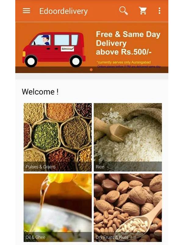 Edoordelivery Ecommerce Grocery Android App