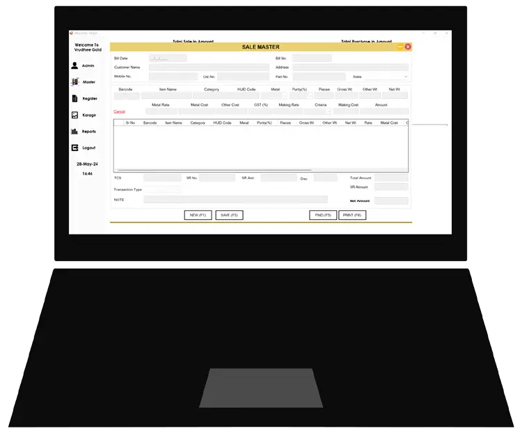 Vrudhee Gold - Jewellery Inventory Software